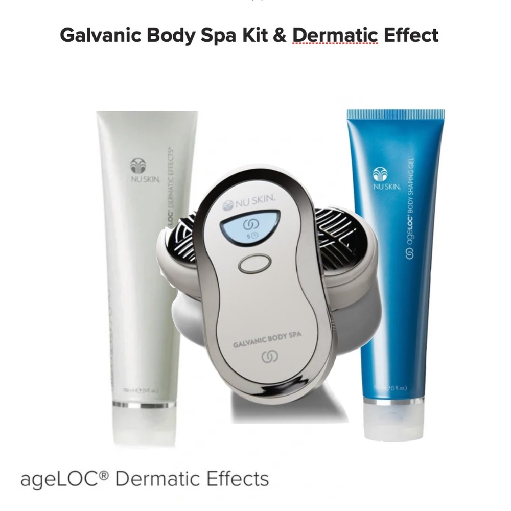 Galvanic Body Spa Kit & Dematic Effects